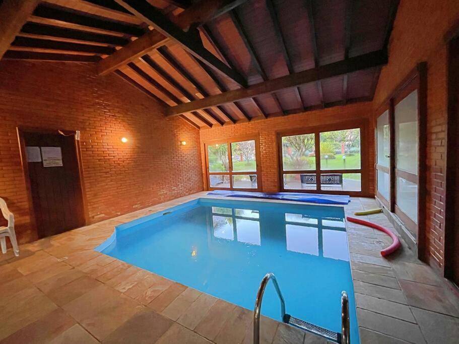 Aconchegante Apto 3 Dorm. Com Piscina Aquecida Gramado Dış mekan fotoğraf