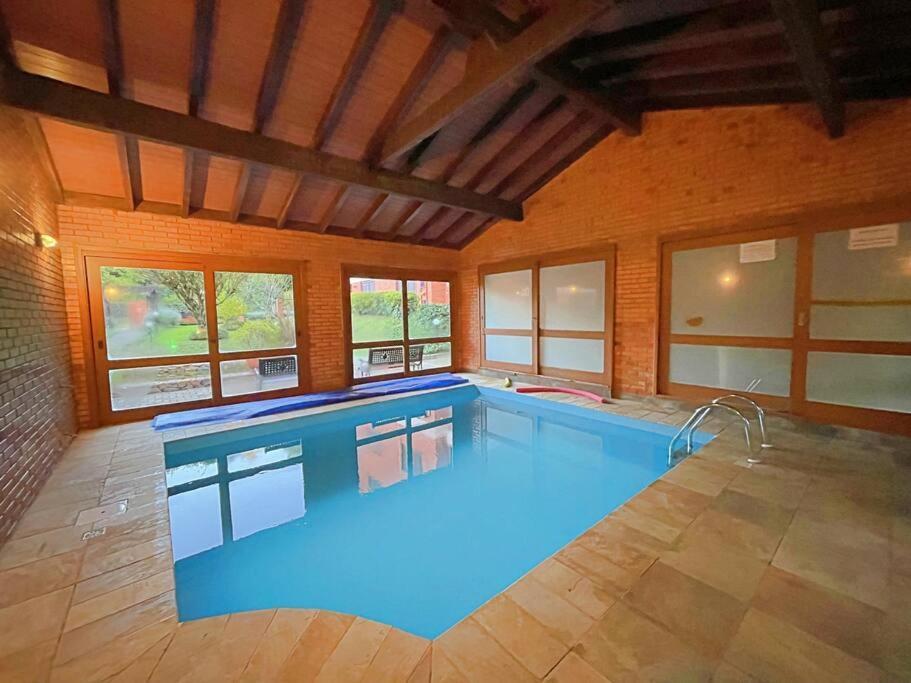 Aconchegante Apto 3 Dorm. Com Piscina Aquecida Gramado Dış mekan fotoğraf